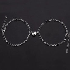 2Pcs Heart Magnet Bracelet for Lovers - Puritific