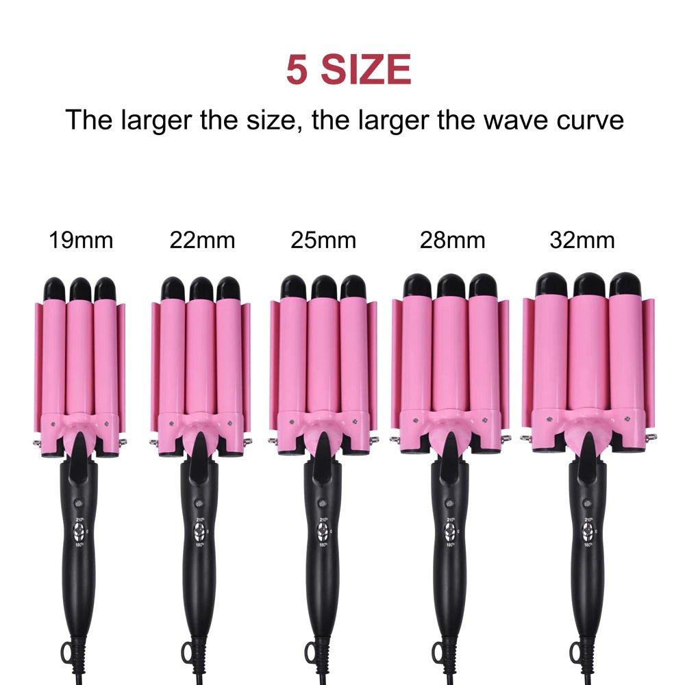 3 Barrels Hair Curling Iron - Puritific