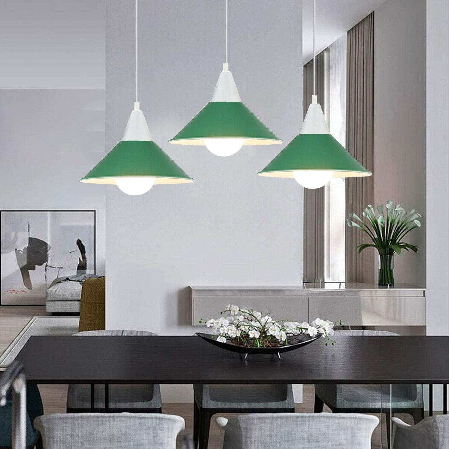 3 Head Modern Chandelier Pendant Light Shade Colour Ceiling Pendant Lampshades~2079-2