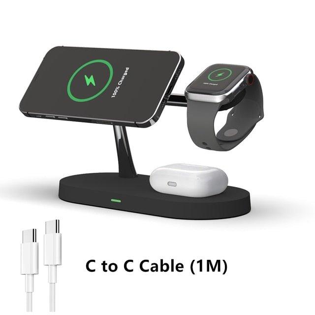 3-in-1 Wireless Magsafe Charger Stand - Puritific