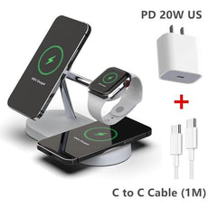 3-in-1 Wireless Magsafe Charger Stand - Puritific