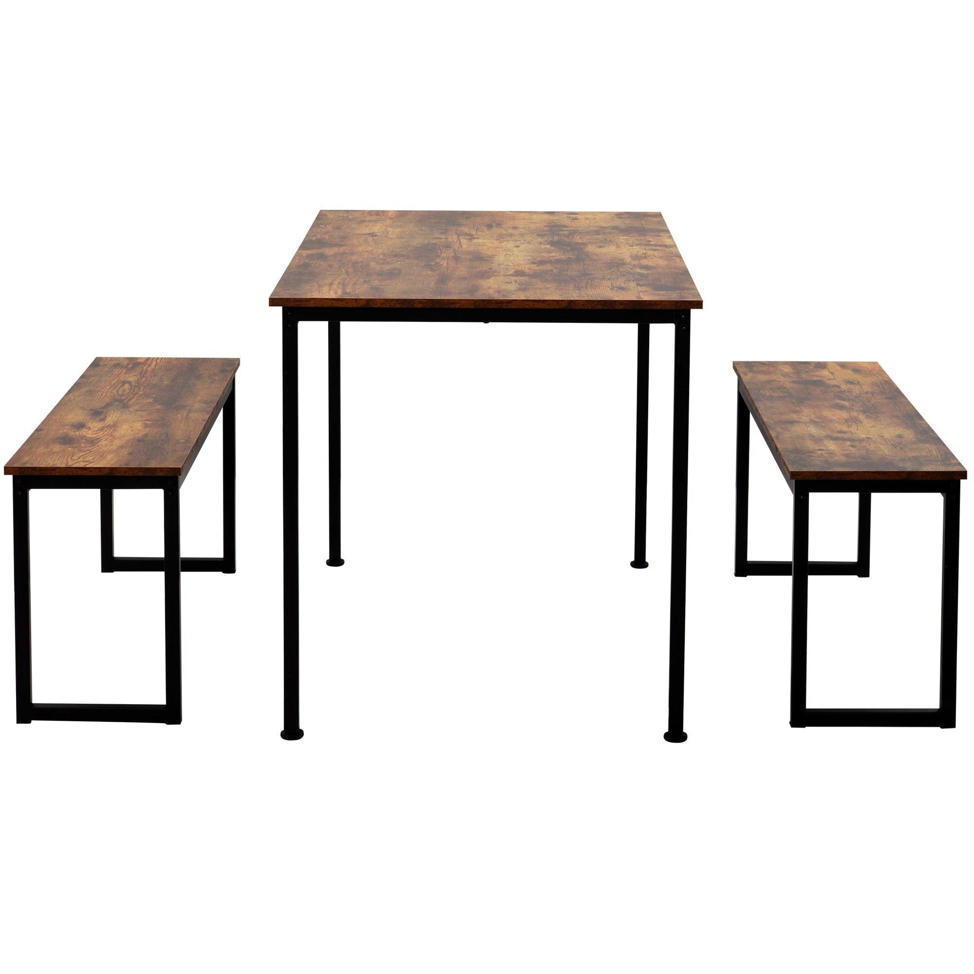 3-Piece Dining Table and Bench Set/ Dinette - Puritific