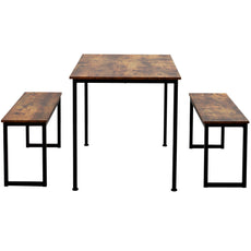 3-Piece Dining Table and Bench Set/ Dinette - Puritific