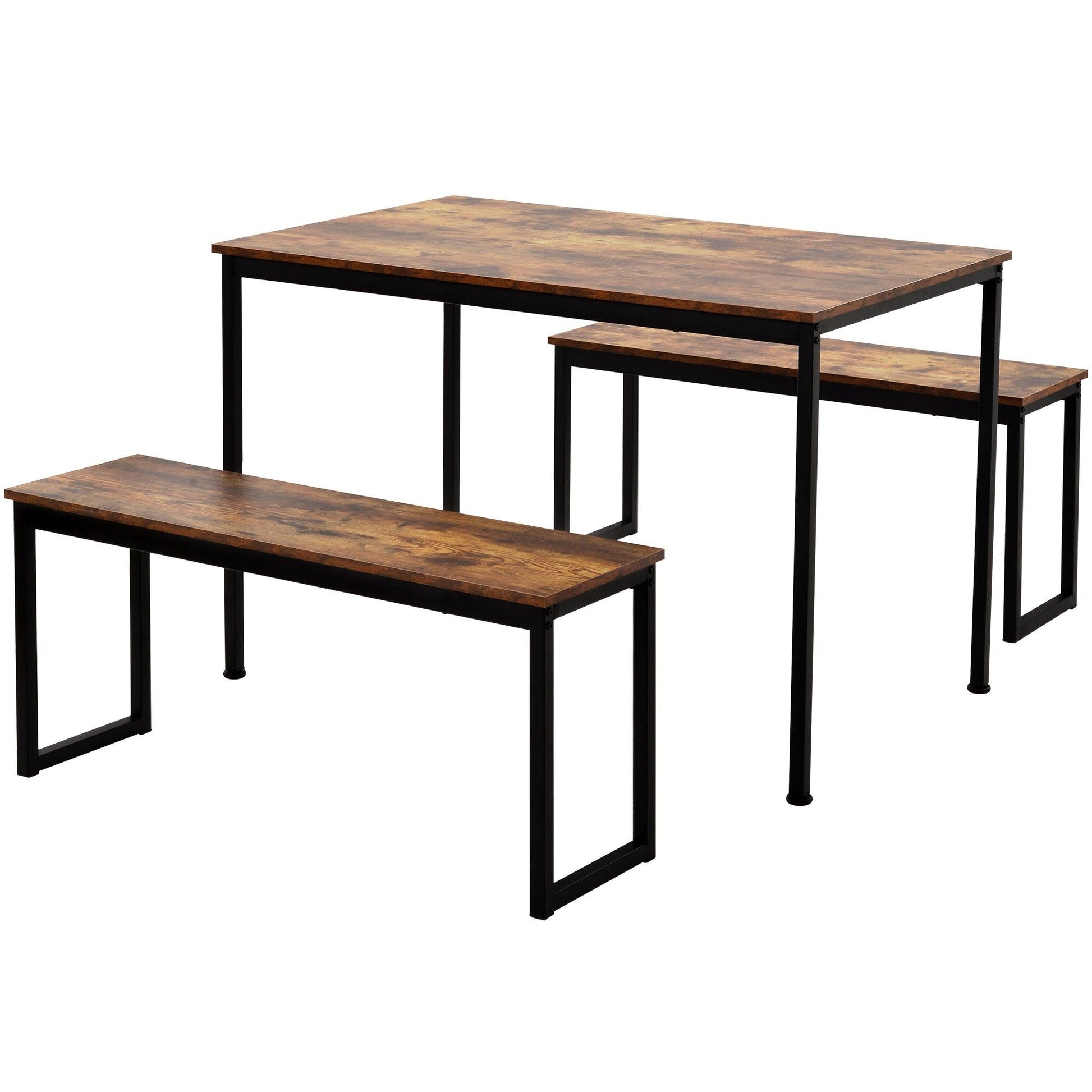 3-Piece Dining Table and Bench Set/ Dinette - Puritific