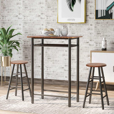 3 Pieces Bar Table Set - Puritific