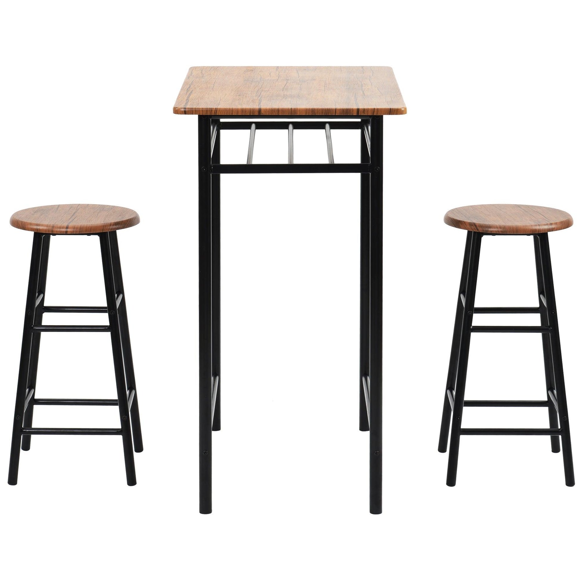 3 Pieces Bar Table Set - Puritific