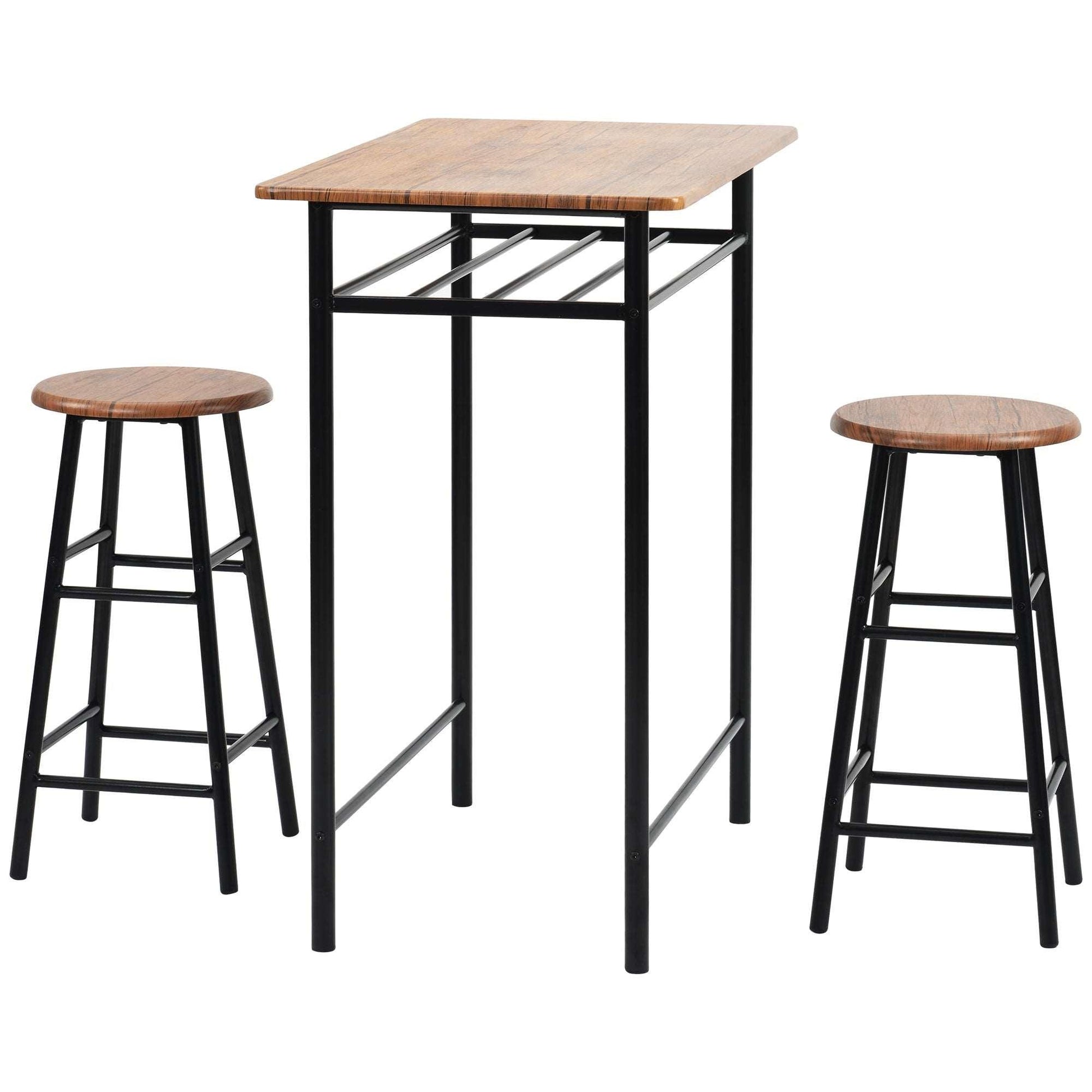 3 Pieces Bar Table Set - Puritific