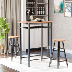 3 Pieces Bar Table Set - Puritific