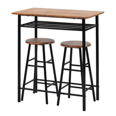 3 Pieces Bar Table Set - Puritific