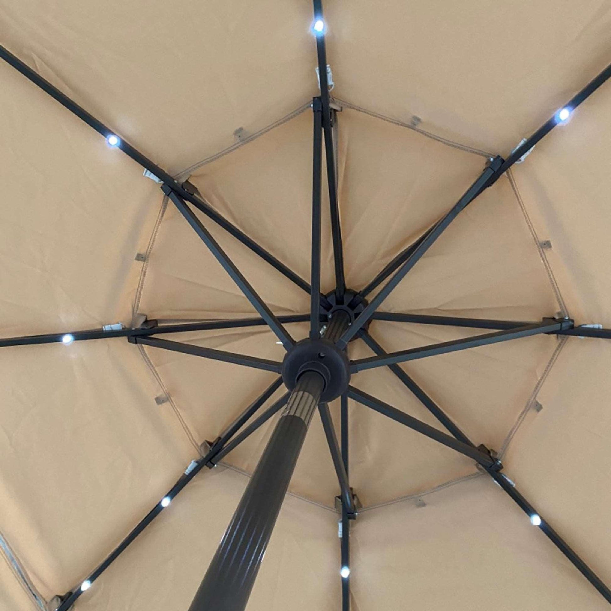 3 Tiers Outdoor Umbrella With 32 LED Lights - Puritific