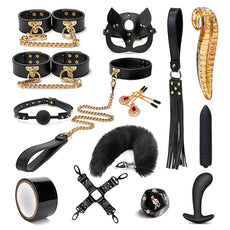 BLACKWOLF BDSM Bondage Kits - Puritific