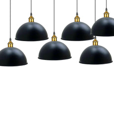 30cm Black Metal Dome Pendant Light~4054-2