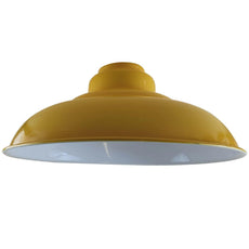 320mm Wide Curvy Pendant Industrial Style Gloss Modern Metal Indoor Light Lampshade~1385-27