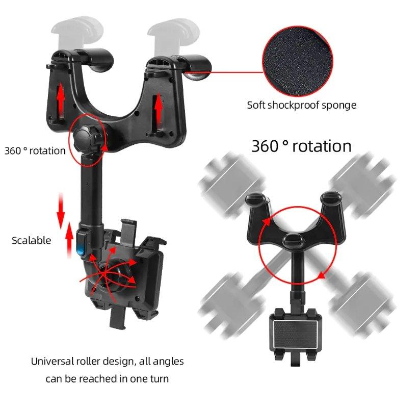 360° Rotatable Smart Phone Car Holder - Puritific