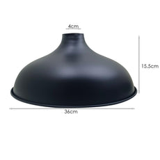 360mm Metal Lights Easy Fit Shade Ceiling Lampshade Industrial~1393-1