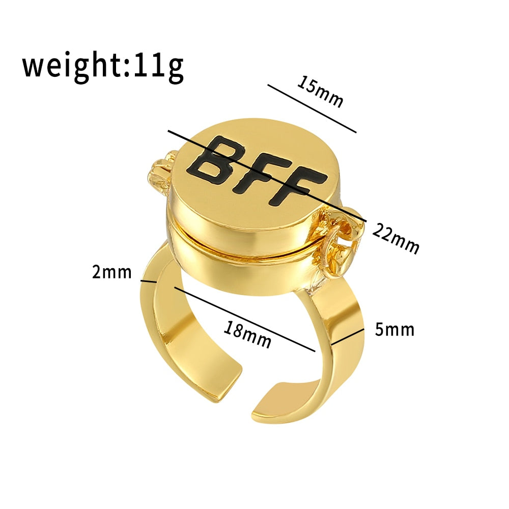 BFF Trendy Adjustable Rings - Puritific