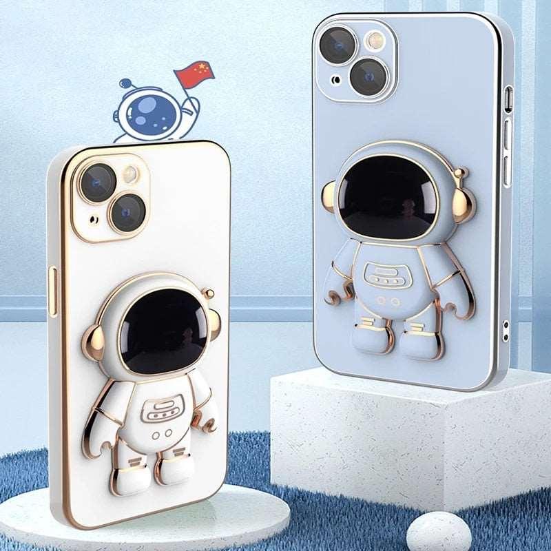 3D Astronaut Phone Case with Holder - Puritific