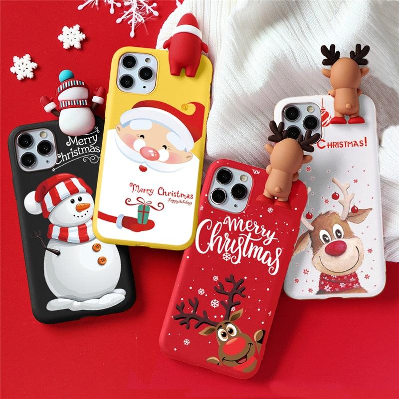 3D Doll Christmas Phone Case - Puritific