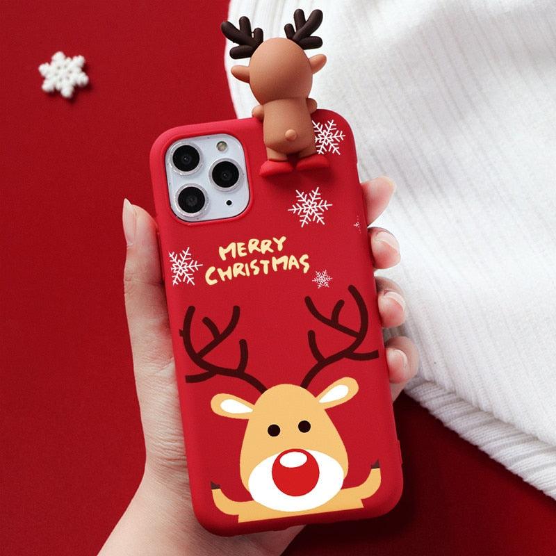 3D Doll Christmas Phone Case - Puritific