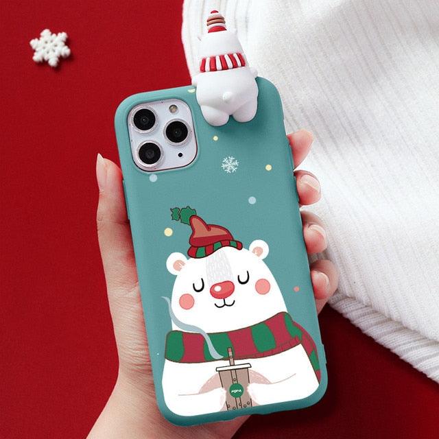 3D Doll Christmas Phone Case - Puritific