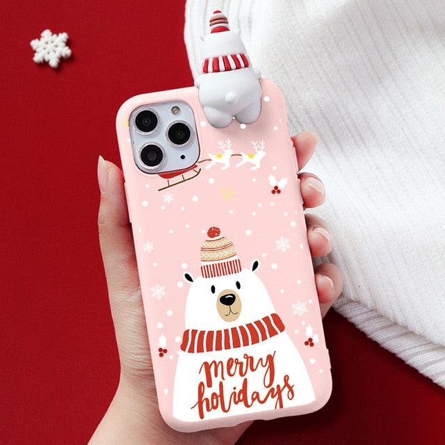 3D Doll Christmas Phone Case - Puritific