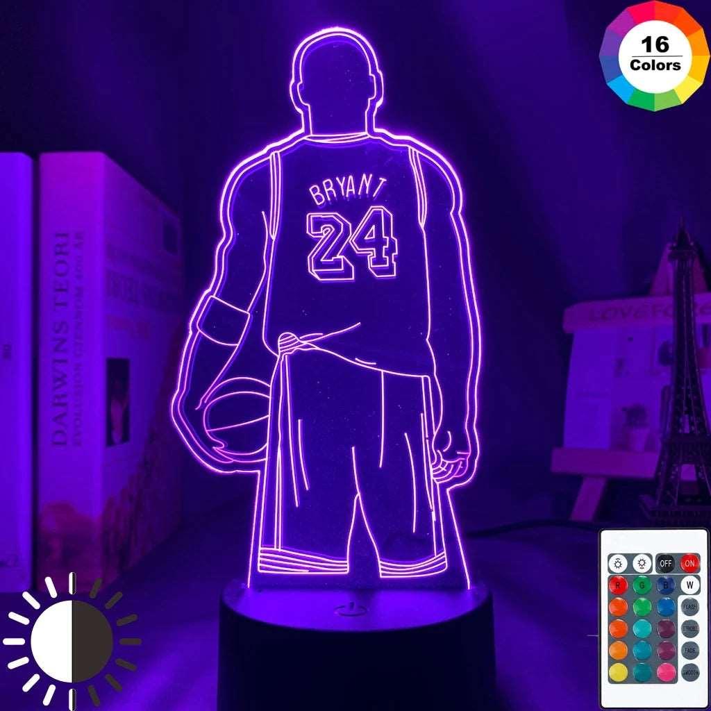 3d Lamp Kobe Bryant - Puritific