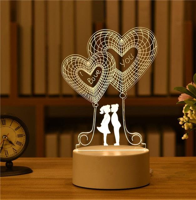 3D Led Night Light Model Toys - Puritific