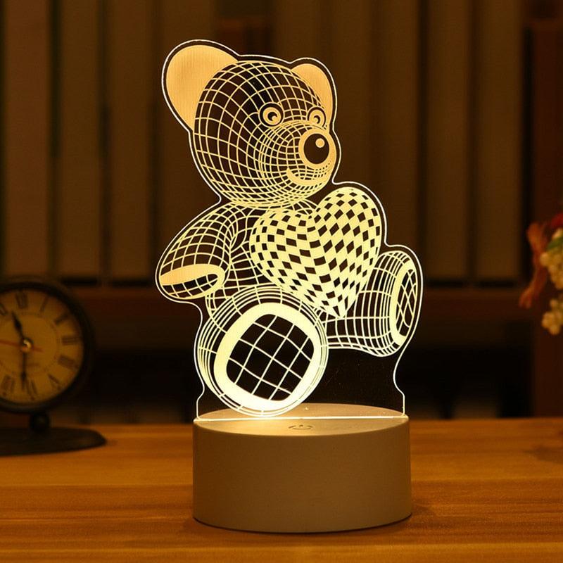 3D Led Night Light Model Toys - Puritific