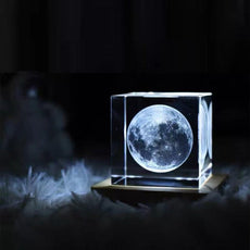 3D Moon Cube LED Light - Puritific