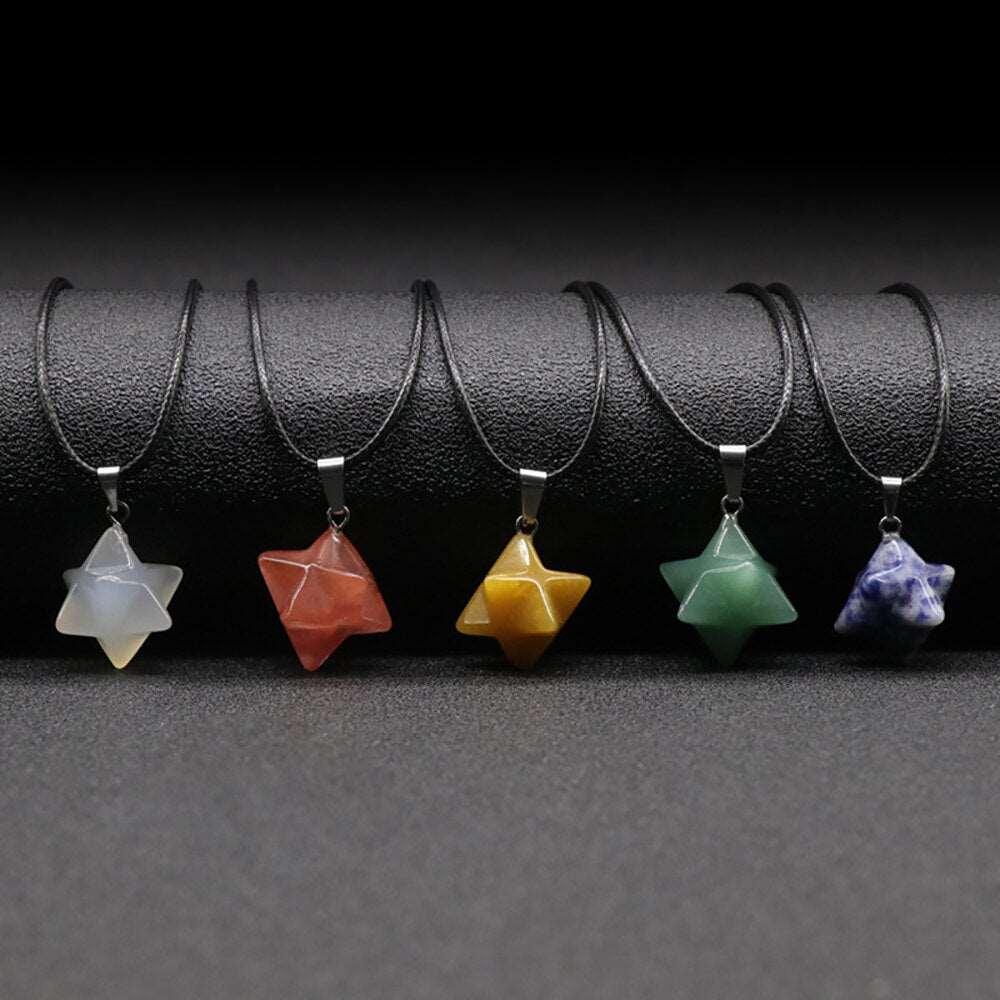 3D Six-pointed Star Necklace - Puritific