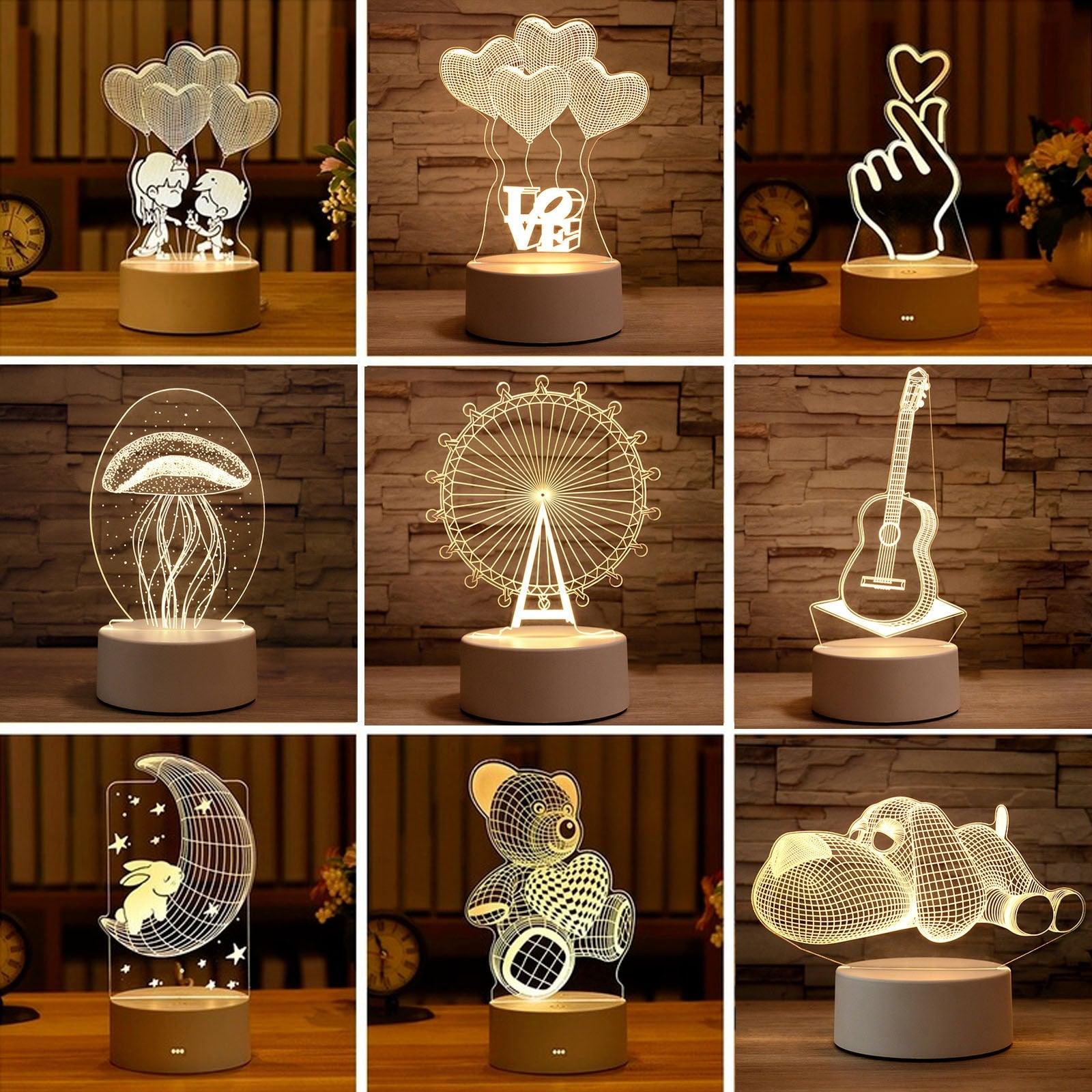 3D Table Night Lamp (Individual Lamps) - Puritific