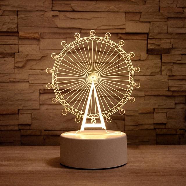 3D Table Night Lamp (Individual Lamps) - Puritific