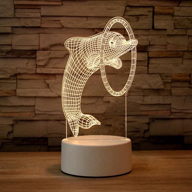 3D Table Night Lamp (Individual Lamps) - Puritific