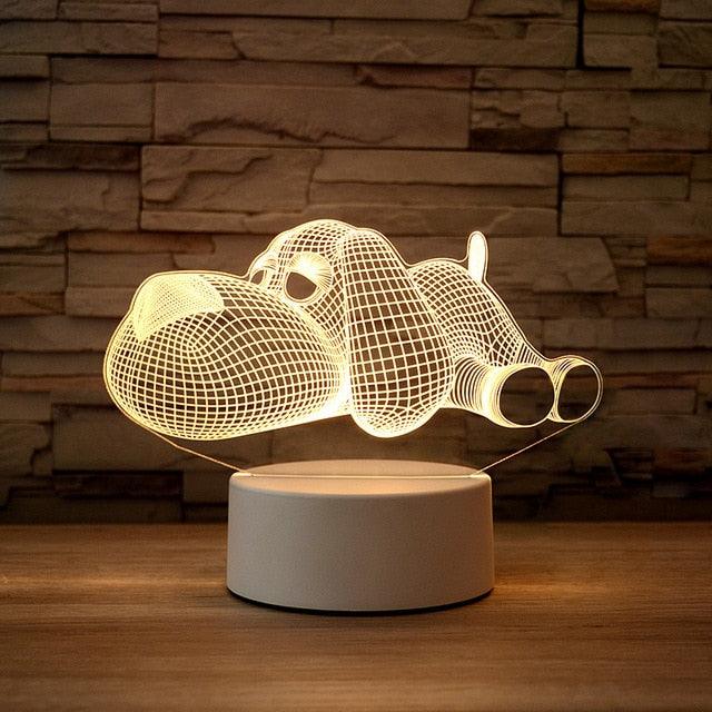 3D Table Night Lamp (Individual Lamps) - Puritific