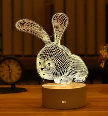 3D Table Night Lamp (Individual Lamps) - Puritific