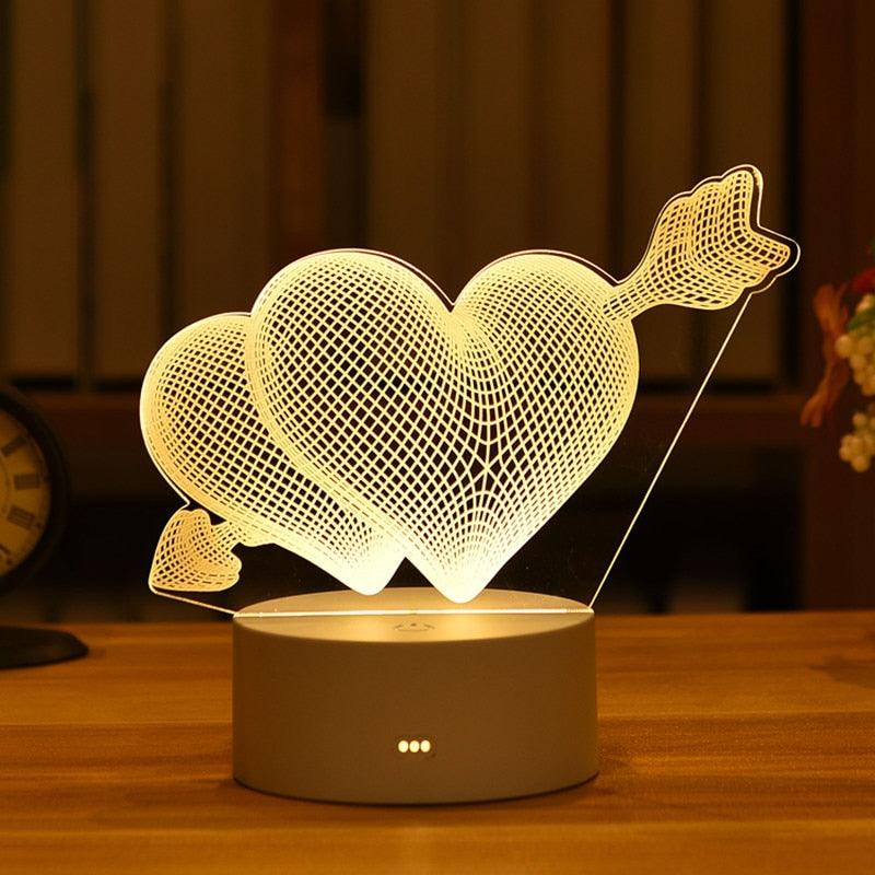 3D Table Night Lamp (Individual Lamps) - Puritific