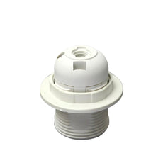 3Pack E27 Light Bulb Pendant Socket Holder,Screw White Plastic Lamp holder~4367-4