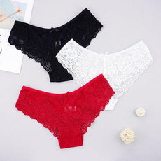 3pcs/lots Women Briefs Sexy Full Lace Panties - Puritific