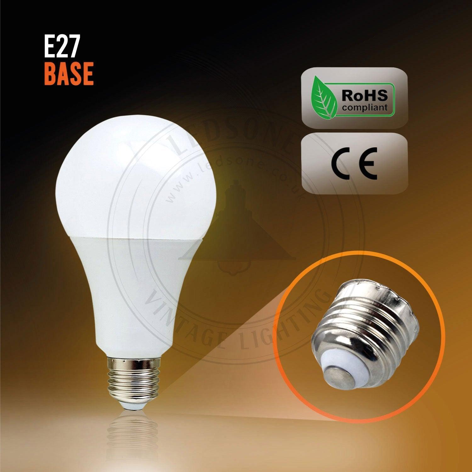 3W E27 Light Bulb Energy Saving Lamp Warm White Globe~1367-3