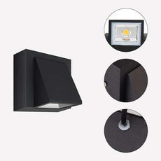 3W LED outdoor wall lamp Aluminum Exterior IP54 Down Wall Light~4504-4