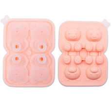 4 Grid Bear Silicone Ice Tray - Puritific