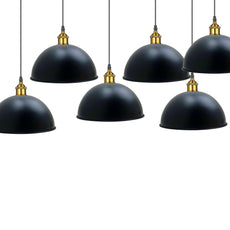 40cm Black Metal Dome Pendant Light~1845-0