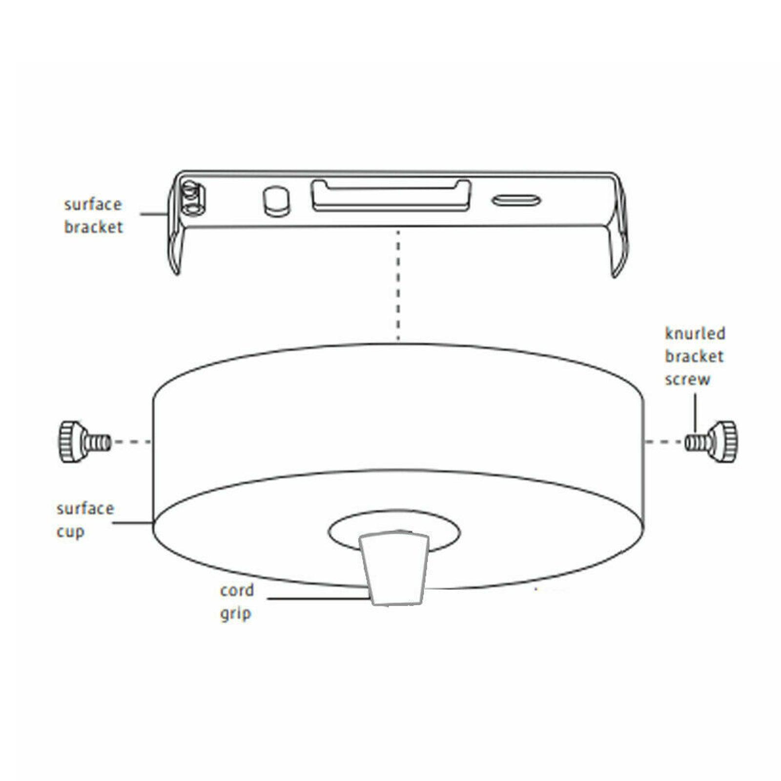 40mm Ceiling Rose Strap Bracket Strap Brace Plate with Accessories Light Fixing~4127-1