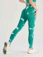 Seamless Tie Dye Leggings - Puritific