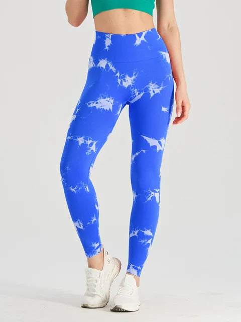 Seamless Tie Dye Leggings - Puritific