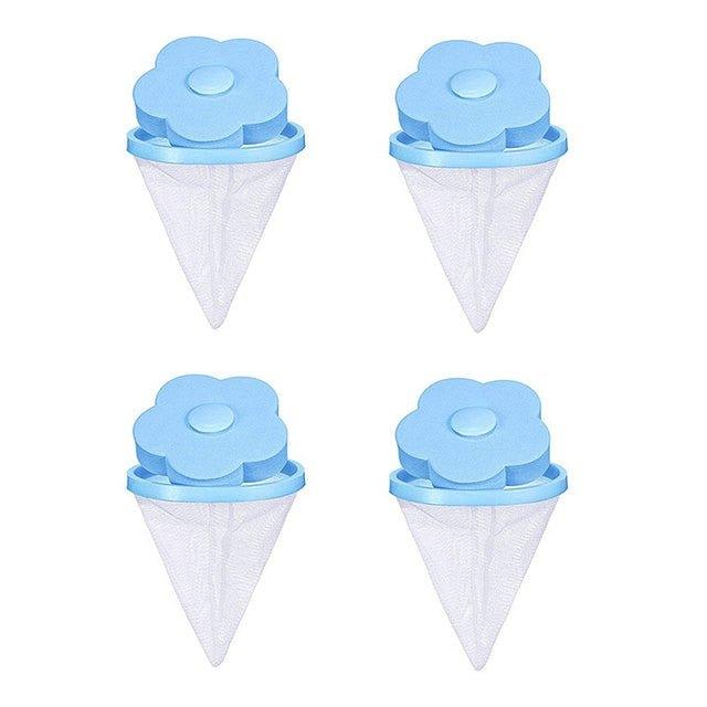 4Pcs/Set Reusable Laundry Hair Catcher - Puritific