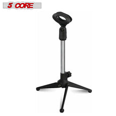 5 Core Microphone Stand Tripod Mic Stand Universal Adjustable Desk Microphone arm with Small Plastic Microphone Clip MS MINI TRI CH-0