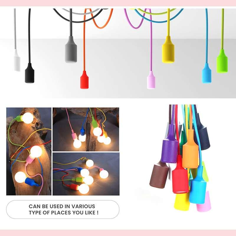 5 Head Spider shape Multiple Colour pendant Light Flex Swag Hook~4665-5