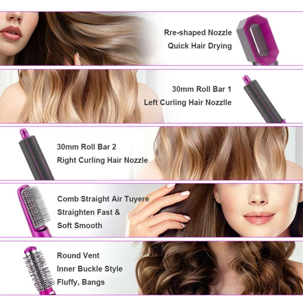 5 In 1 Hair Curler and Straightener - Puritific