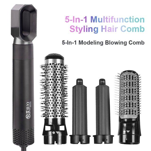 5 In 1 Hair Curler and Straightener - Puritific